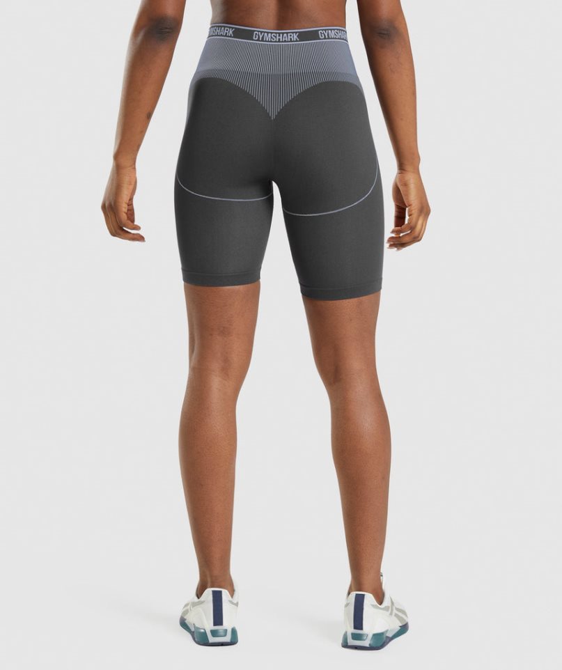 Women's Gymshark Apex Seamless High Rise Shorts Black | CA 831D5N